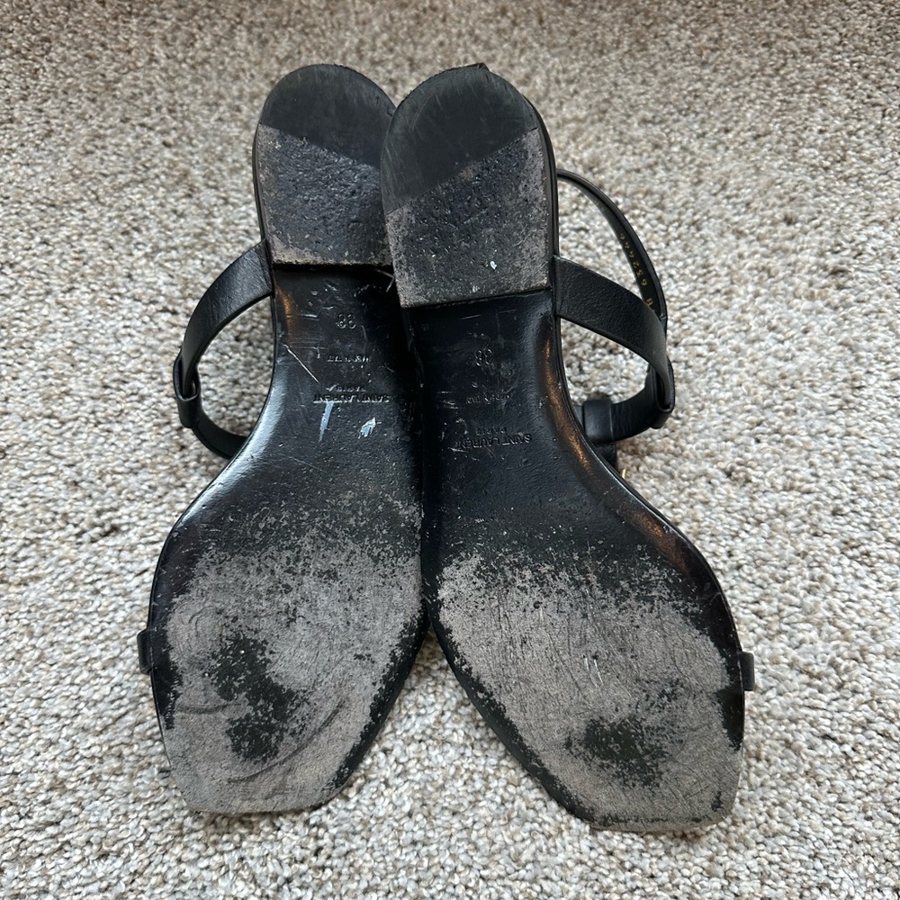 Saint Laurent Cassandra Sandal size 38 - Picture 11 of 13